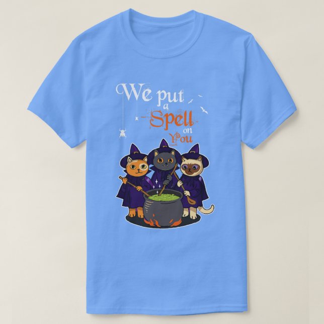 Camiseta Le Ponemos Una Pelea A Sus Hermanas De Gato Brujas (Diseño del anverso)