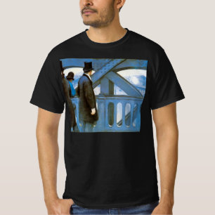 Camiseta Le Pont de l'Europe por Gustave Caillebotte