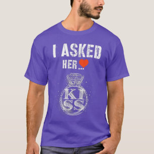 Camiseta Le Pregunté A Su Novia Fiancee Boda