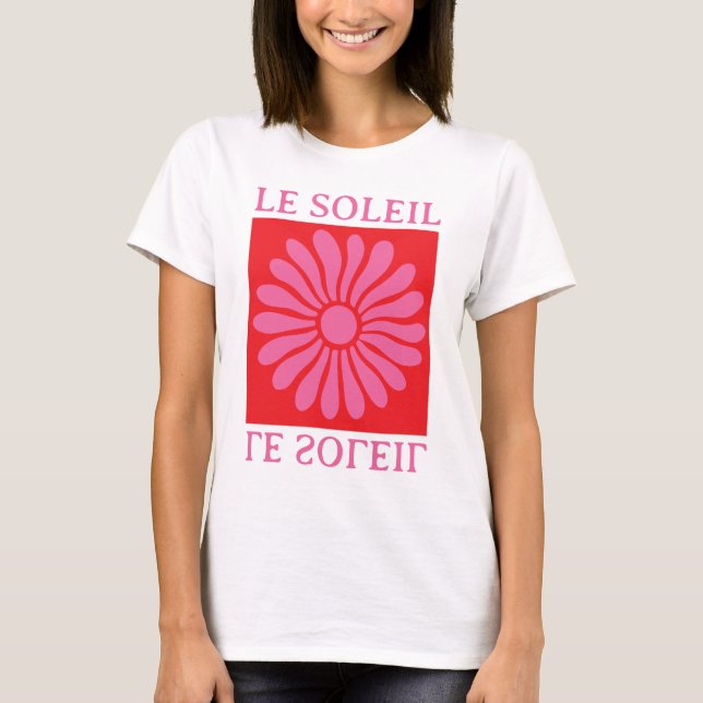 Camiseta Le soleil (Anverso)