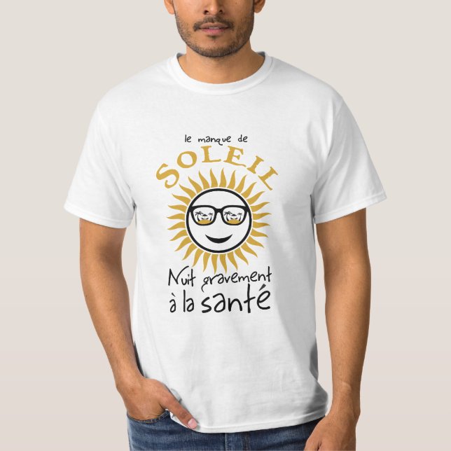 Camiseta Le soleil (Anverso)