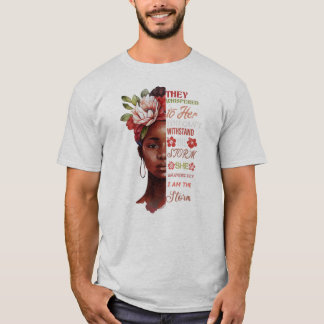 Camiseta le susurraban a ella no puedes soportar la torment