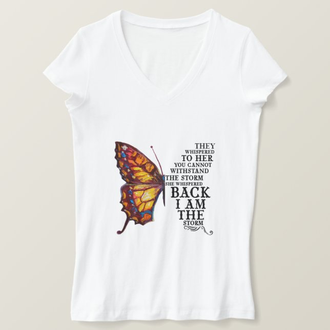 Camiseta Le Susurraron Que No Podías Soportar. (Anverso del diseño)