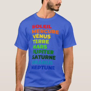 Camiseta Le system solaire