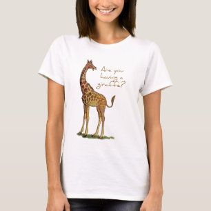 Camiseta ¿Le tienen una jirafa?