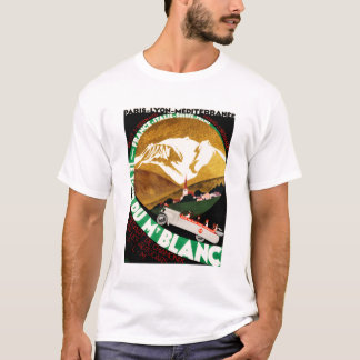 Camiseta Le Tour Du MONT BLANC Chamonix Viejo Anuncio de Vi