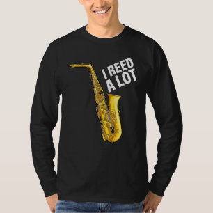 Camiseta Lé Un Montón De Saxofonistas Músicos De Jazz Saxop