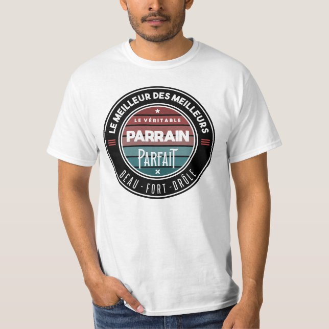 Camiseta Le véritable parrain parfait (Anverso)