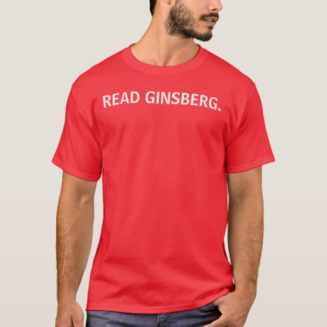 CAMISETA LEA A GINSBERG. (Anverso)