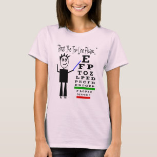 Camiseta "Lea la línea superior por favor"--Diseño de la