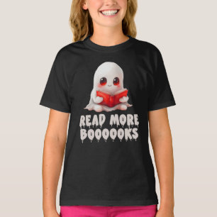 Camiseta Lea más libros, lecturas de fantasmas muy bonitas