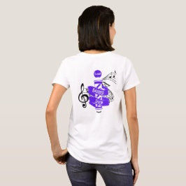 Camiseta Lead Barbershop Harmony Purple Design T-Shirt
