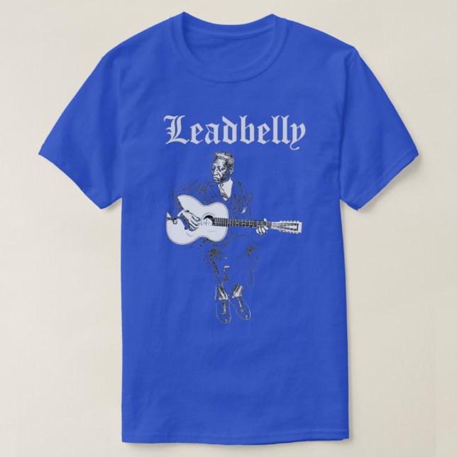 Camiseta Leadbelly the Guitar Gangster (Diseño del anverso)