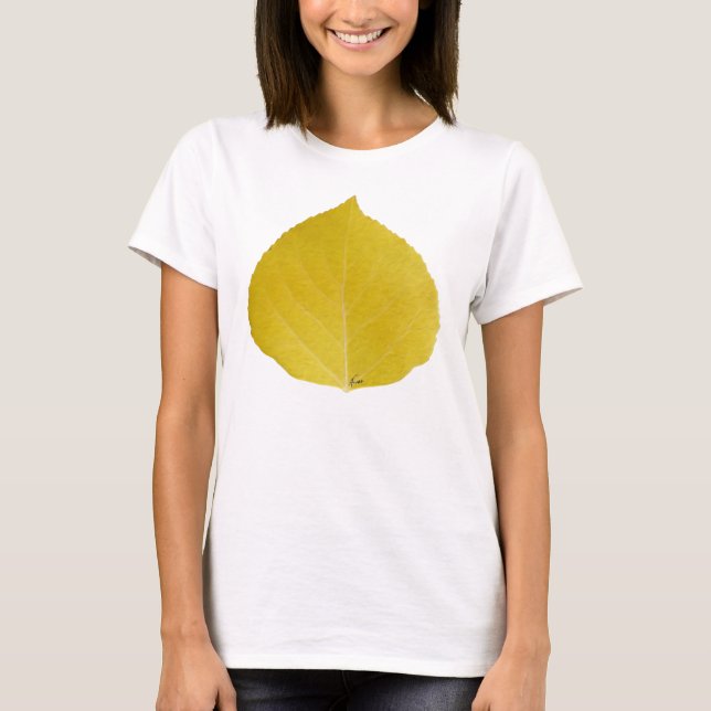 Camiseta Leaf amarillo #5 (Anverso)