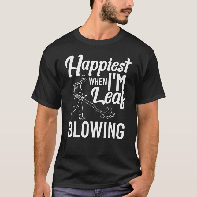 Camiseta Leaf Blower Electric Leaf Blowing Machine Gardenin (Anverso)