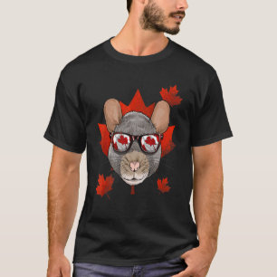 Camiseta Leaf de árbol de arce de ratón de rata canadiense 