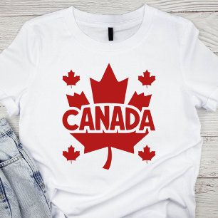 Camiseta Leaf de arce de Canadá