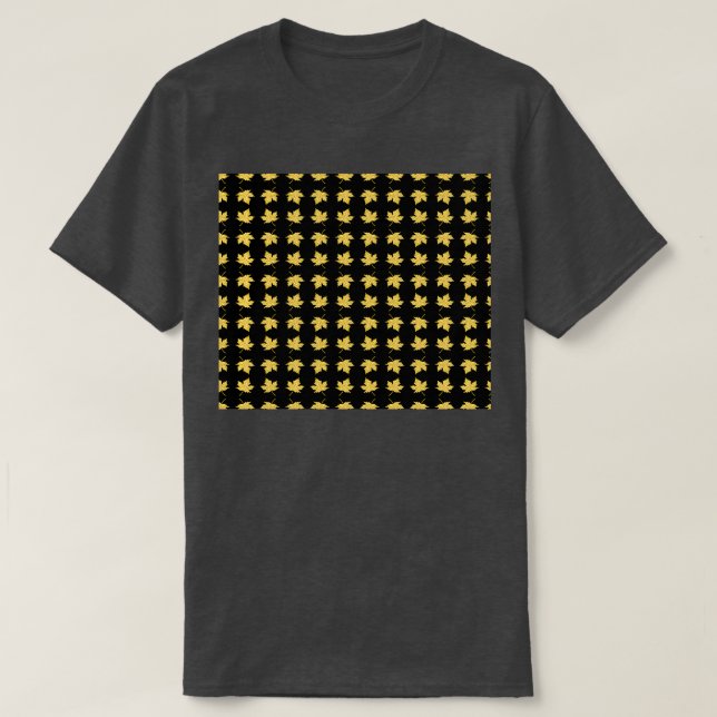 Camiseta Leaf de oro (Diseño del anverso)