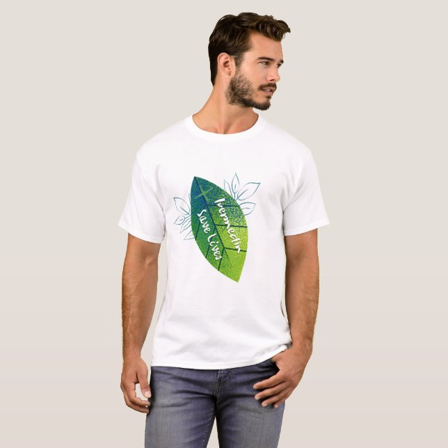 Camiseta Leaf Ivermectin salva vidas (Anverso completo)