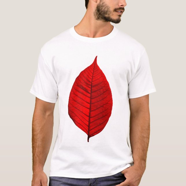 Camiseta Leaf Rojo (Anverso)