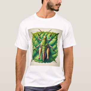 Camiseta Leaf Rolling Grasshopper 170724IREF201 - Watercolo