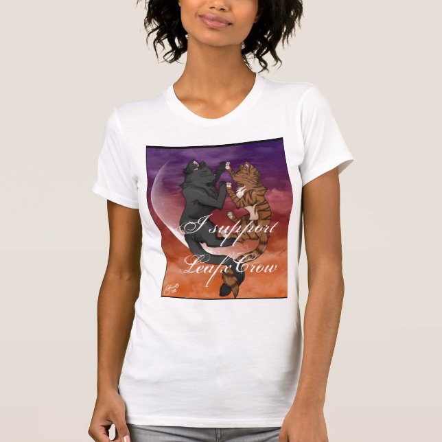 Camiseta LeafxCrow, apoyo LeafxCrow (Anverso)
