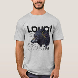 Camiseta Leal como manada de lobos
