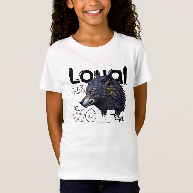 Camiseta Leal como manada de lobos (Anverso)