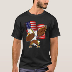 Camiseta Lealtad De Compromiso Dabbing Us Eagle 4 De Julio