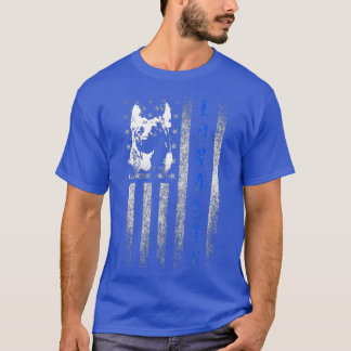 Camiseta Lealtad de la Línea Azul del Pastor Alemán K9