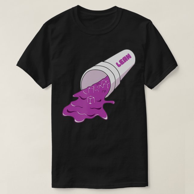 Camiseta Lean Purple Drank  (Diseño del anverso)