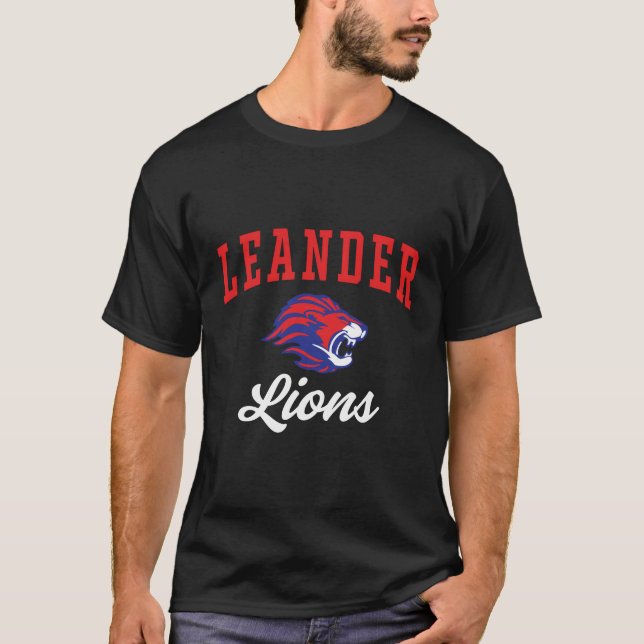 Camiseta Leander High School Lions C3 (Anverso)