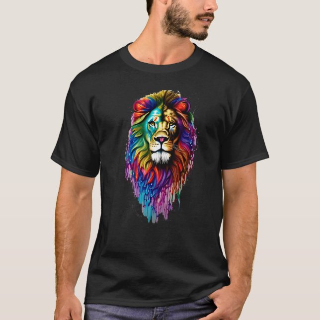 Camiseta Leão rei dos Animais (Anverso)