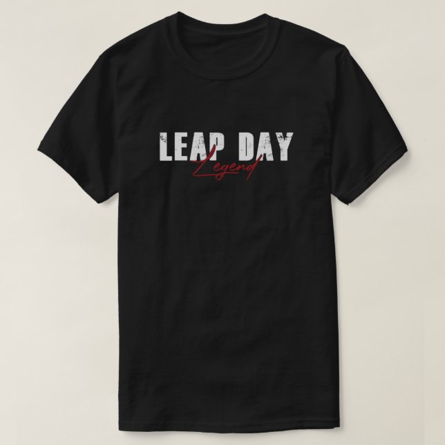 Camiseta Leap Day Leap Leap Year 29 Febrero Regalo (Diseño del anverso)