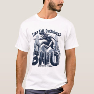 Camiseta Leap Tall Building Fácil con mi hermano Perro par