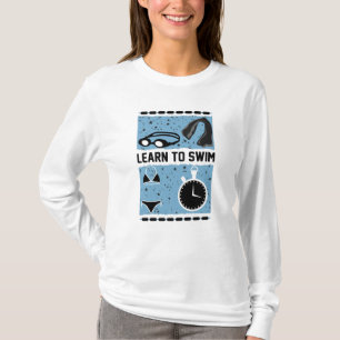 Camiseta Learn to Swim with This Lovely design