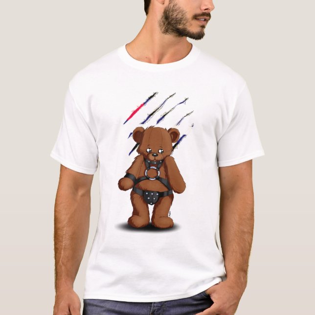 Camiseta Leather Gay bear (Anverso)