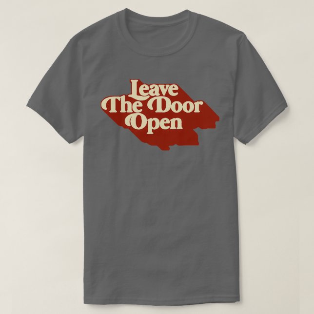 Camiseta Leave The Door Open  (Diseño del anverso)