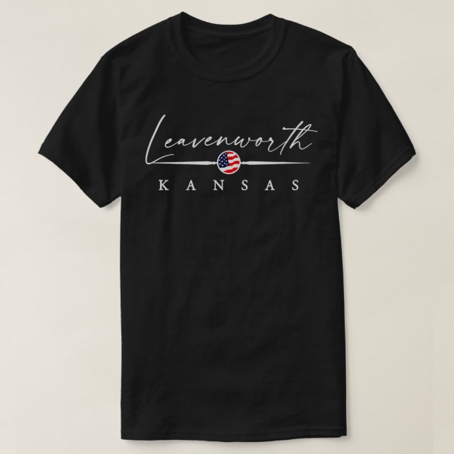 Camiseta Leavenworth Kansas (Diseño del anverso)