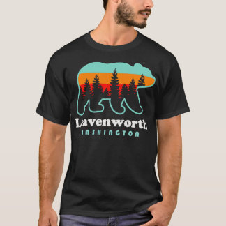 Camiseta Leavenworth Washington Souvenir Retro Vintage Bear