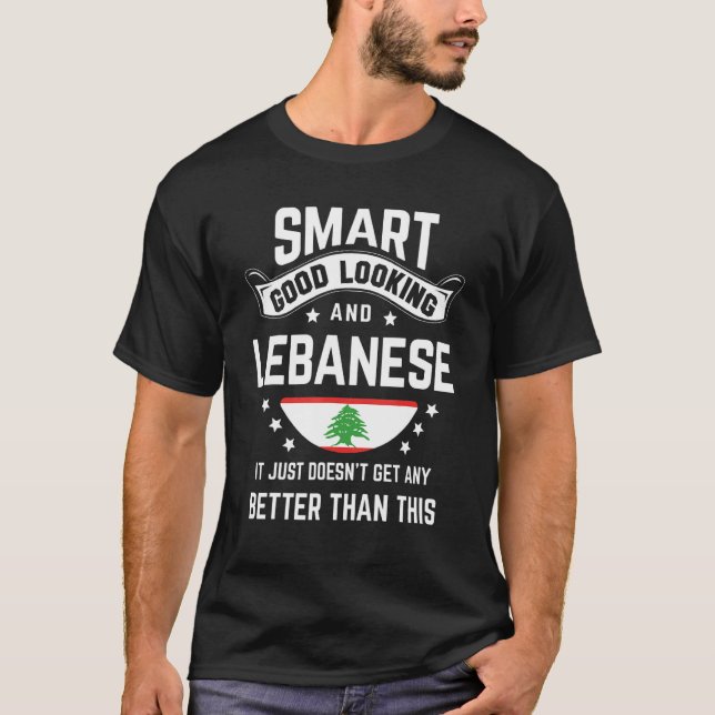 Camiseta Lebanese Flag Native Pride  Lebanon Lebanese Roots (Anverso)
