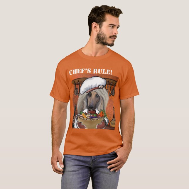 Camiseta Lebrel Afgano        (Anverso completo)