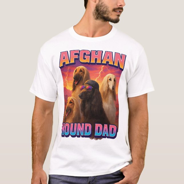Camiseta Lebrel afgano (Anverso)