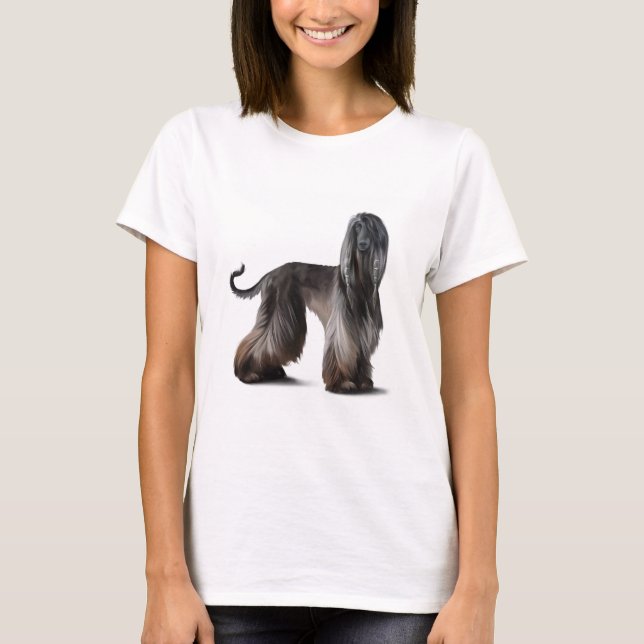 Camiseta Lebrel Afgano (Anverso)