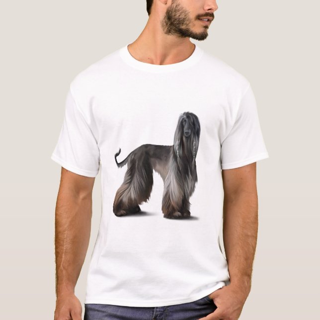 Camiseta Lebrel Afgano (Anverso)
