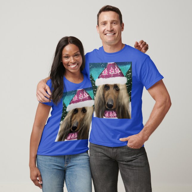 Camiseta Lebrel afgano          (Unisexo)
