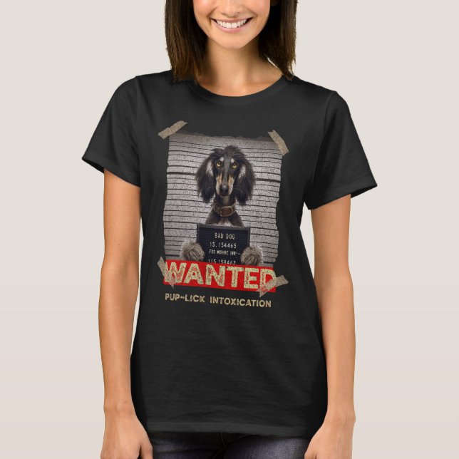 Camiseta Lebrel Afgano (Anverso)