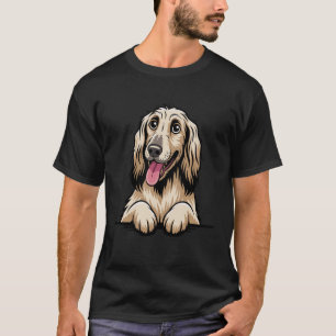 Camiseta Lebrel Afgano Artístico Tazi Baluchi Perfume