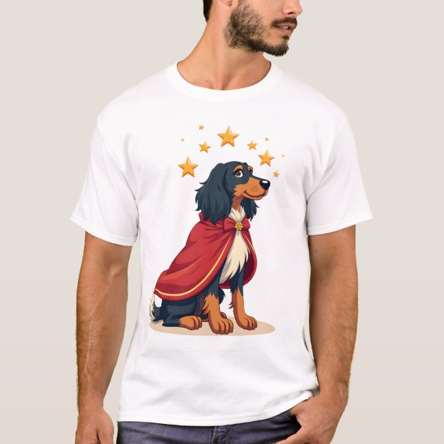 Camiseta Lebrel Afgano Elegante Noel (Anverso)