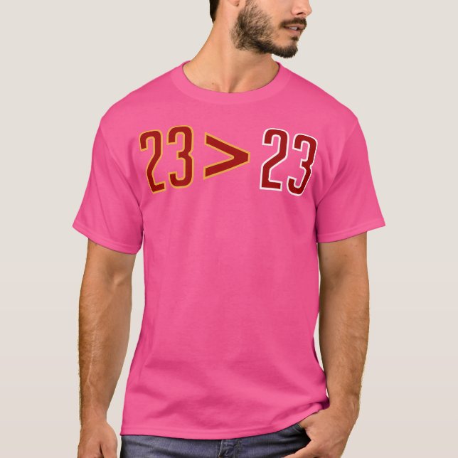 Camiseta Lebrón mayor que Jordania (negro) (Anverso)